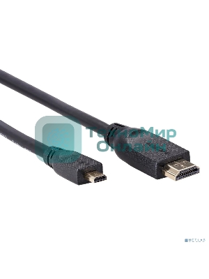 Кабель HDMI-19M --MicroHDMI-19M ver 2.0 1,5 м VCOM CG587-1.8M