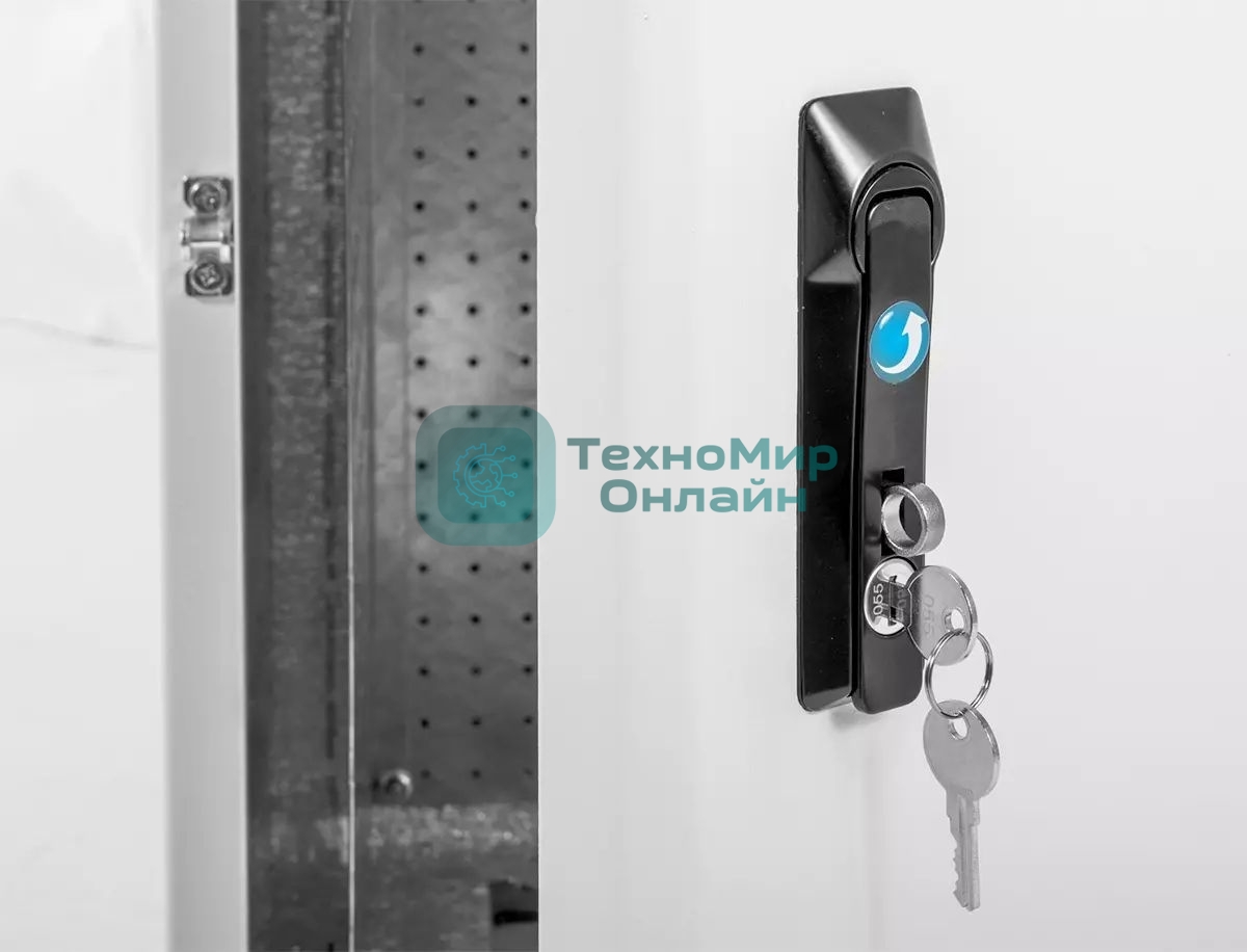 Шкаф уличный всепогодный укомплектованный настенный ЦМО ШТВ-Н, IP65, 18U, корпус: сталь, 900х600х530 мм (ВхШхГ), серый