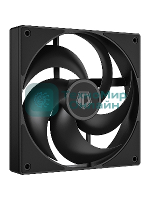 Вентилятор для корпуса ID-Cooling AS-140-K черный, 140 мм, 1800 об/мин, 24.9 дБ, 4 pin