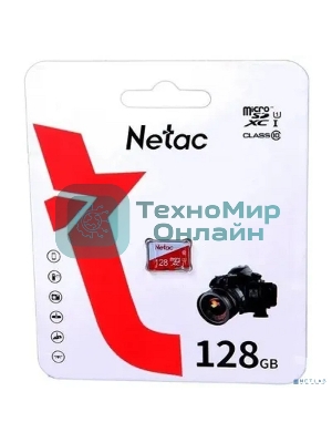 Флеш карта microSDHC 128Gb Netac P500 ECO NT02P500ECO-128G-S (без SD адаптера)