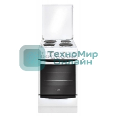 Плита электрическая Gefest 5140-02 0037 белый, конфорок 4 электрических, духовка 60 л, 50 см x 85 см x 58.5 см