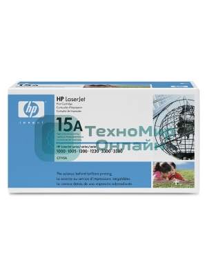 Картридж лазерный HP C7115A черный LJ 1000W/1200/1220/3300, (2500 стр.)