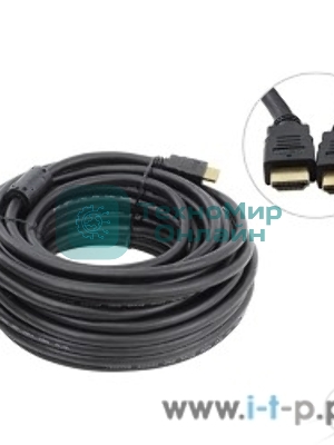 Кабель Telecom HDMI 19M/M 1.4V+3D, 15м 2 фильтра