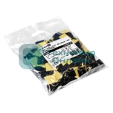 Самоклеющаяся площадка для крепления стяжек ExeGate EX293142RUS STM2020B-100 (20х20 мм, halogen free, -40°C - +85°C, черная, 100 шт)