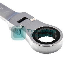 Ключ комбинированный трещоточный Matrix, 8 мм, CrV, шарнирный, зерк.хром