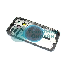 Задняя крышка (корпус) в сборе с рамкой для Apple iPhone 14 Pro черный