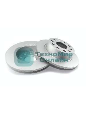 Диск тормозной задний LPR A1003P для Audi, Volkswagen, Skoda, SEAT 1K0615601AB 1K0615601K