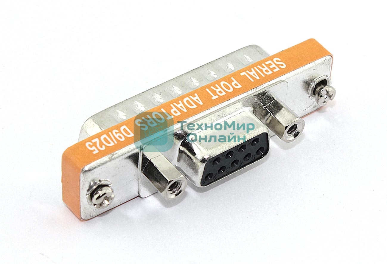 Переходник последовательный порт DB9 мама на DB25 папа