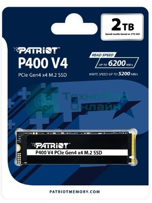 Накопитель SSD Patriot M.2 2280 2Tb P400VP2TbM28H