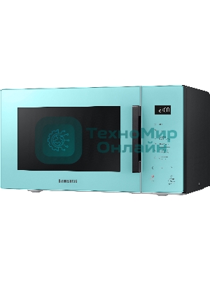 Микроволновая печь Samsung MG23T5018AN/BW голубой, 23 л, 800 Вт, переключатели - сенсор