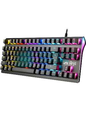 Клавиатура проводная Defender Dark Arts GK-375, USB, черный