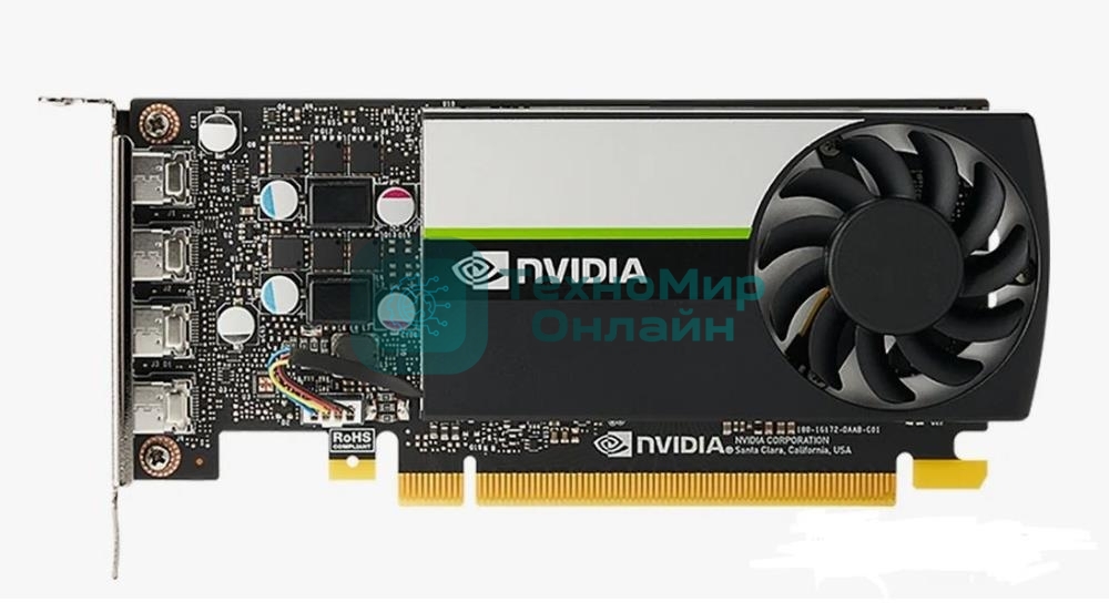 Видеокарта Nvidia T1000 8Gb GDDR6 BLK 900-5G172-2270-000 PCIE16
