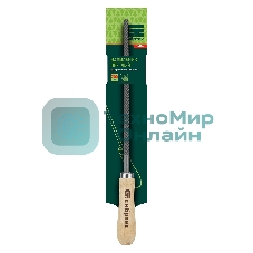 Напильник Сибртех, 200 мм, круглый, деревянная ручка