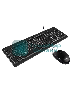 Комплект клавиатура + мышь SVEN KB-S320C клавиатура и мышь черные (USB, 105 кл, 4 кнопки, 1000 dpi)