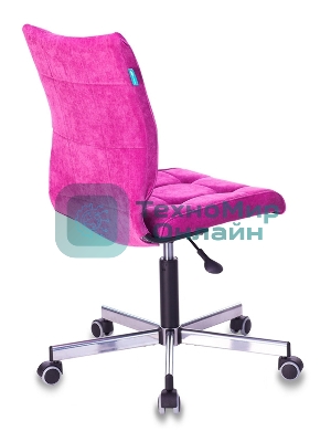 Кресло Бюрократ CH-330M/LT-15 малиновый, экокожа, 120 кг, механизм качания, без подлокотников