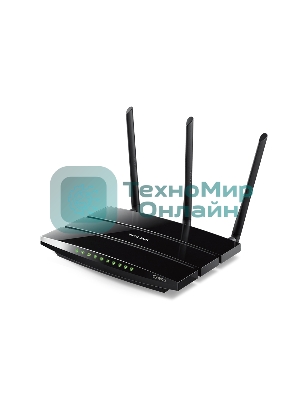 Беспроводный двухдиапазонный TP-Link маршрутизатор с VDSL/ADSL модемом SOHO Archer VR400, 867 Мбит/с + 300 Мбит/с, VDSL2/ADSL2+, Annex A, 4 порта 100 Мбит/с, 1 порт WAN 1000 Мбит/с, 1 порт USB 2.0