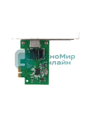 Сетевой адаптер Ethernet Gembird NIC-GX1 1000/100/10, PCI-express, чипсет RTL8111C