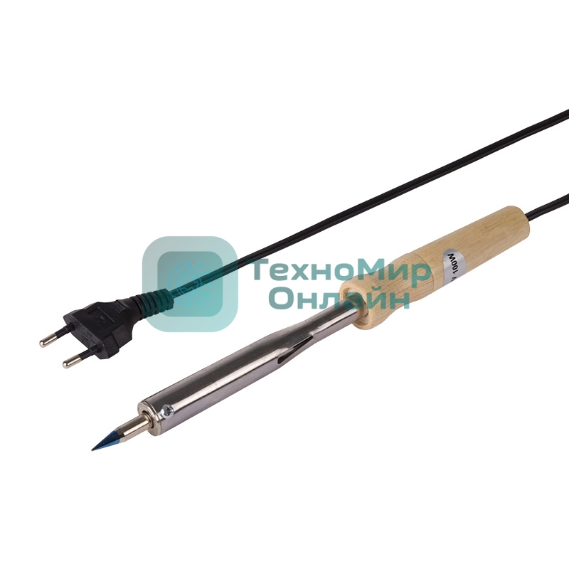 Паяльник ПД PROconnect, 220 В/100 Вт, деревянная ручка, блистер