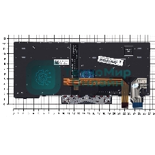 Клавиатура для ноутбука Lenovo ThinkPad X13 Yoga Gen 1 черная с подсветкой