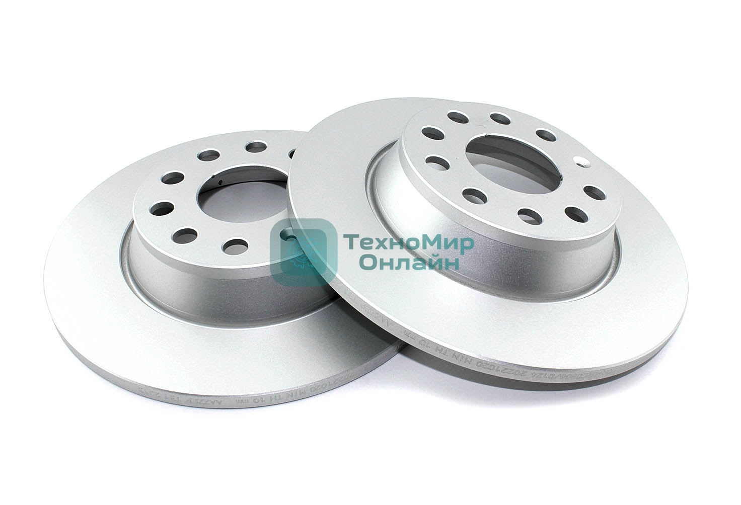 Диск тормозной задний LPR A1005P для Audi A3 II Q3, Skoda Octavia II, Seat, Volkswagen 1K0615601AD