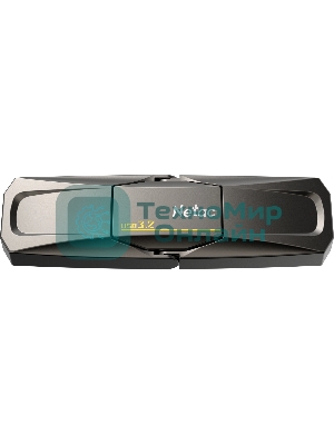 Флешка USB Netac US5 (NT03US5C-512G-32TA), 512Gb, USB 3.2/TypeC, R/W 550/500, черный