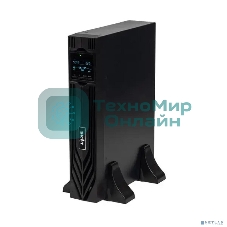 Источник бесперебойного питания Бастион SKAT-UPS 1000-RACK-ON-2X9 P3 Online, синус, 1000ВА/1000 Вт, стойка/на пол, 2xSchuko, встр. АКБ 24В (2x9 Ач), SNMP/USB/RS-232/EPO, доп блок до 4 шт SKAT BC 24/18S3, МПТ (8760)