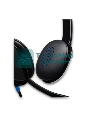 Гарнитура Logitech USB Headset H540 чёрный, проводная, USB