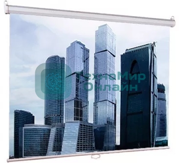 Настенный экран Lumien Eco Picture 128х171 см (рабочая область 122х165 см) Matte White восьмигранный корпус, возможность потолочн./настенного крепления, уровень в комплекте, 4:3 (треугольная упаковка)