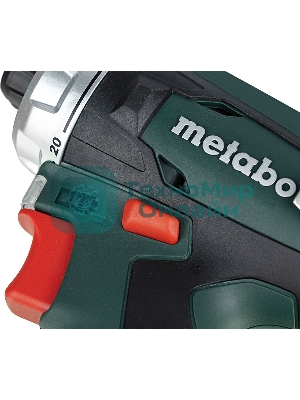 Дрель-шуруповерт аккумуляторная Metabo PowerMaxx BS 600984000, Аккумуляторный, 10,8В, 2 АКБ