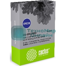 Картридж матричный Cactus CS-ERC28BK ERC28 черный (12.7 мм, 3.1 м) для Epson ERC28/M2000/FUJITSU-29745/AT3000/NORAND-815/4000/4815/4820/DP815/NP815
