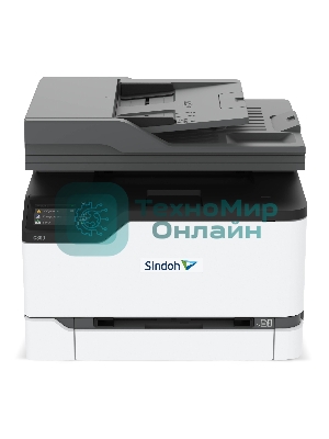 МФУ лазерное Sindoh C300, A4, цветной, печ. 24 стр/мин., скан. до 20 стр/мин (цвет.) 45 стр/мин (ч/б), 2400 x 600 dpi, USB, Ethernet, Wi-Fi