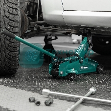 Домкрат гидравлический Сибртех подкатной, 2т, 127-330мм