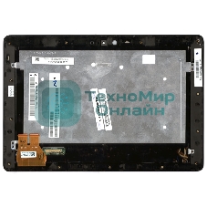 Модуль (матрица + тачскрин) для Asus PadFone 3 A80 Station черный с рамкой