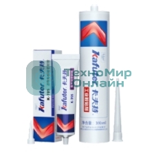 Клей-герметик силиконовый Kafuter K-705 прозрачный 300 мл