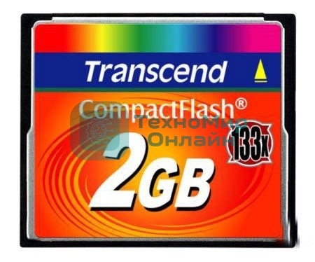 Флеш карта CF 2Gb 133x Type I Transcend (TS2GCF133)