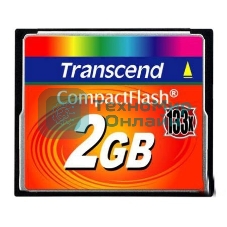 Флеш карта CF 2Gb 133x Type I Transcend (TS2GCF133)