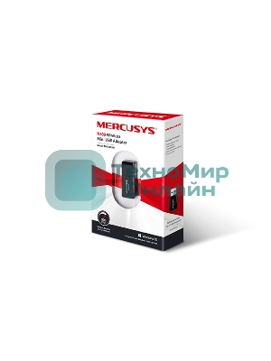 Сетевой адаптер USB2.0 адаптер Mercusys MW300UM, 300 Мбит/с, компактный
