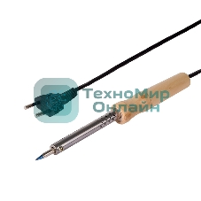 Паяльник ПД PROconnect, 220 В/65 Вт, деревянная ручка, блистер