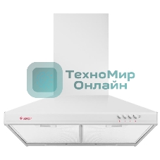Вытяжка каминная Gefest ВО 11 К45 белый, 50 см, 300 куб. м/ч, 75 дБ
