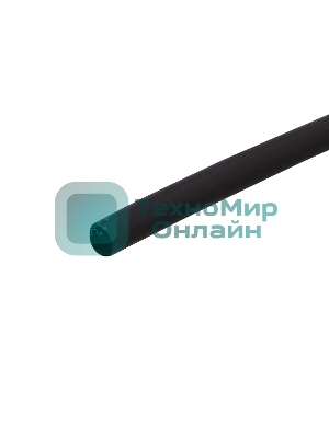 Трубка термоусаживаемая Rexant 3.0/1.5мм черный ролик 2.44м