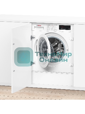 Стиральная машина встраиваемая Bosch WIW24342EU белый, загрузка фронтальная 7 кг, 1200 об/мин, класс: C