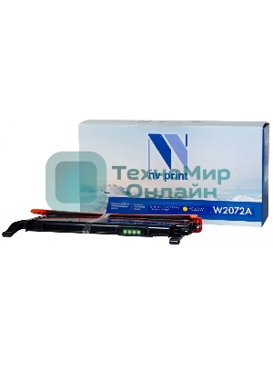 Картридж NVPrint совместимый NV-W2072A Yellow для HP 150/150A/150NW/178NW/179MFP (700k)