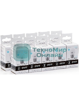 Лампа светодиодная Gauss Elementary 10Вт цок.: E27 шар 220B 4100K св. свеч. белый. нейт. (упак.: 10 шт)