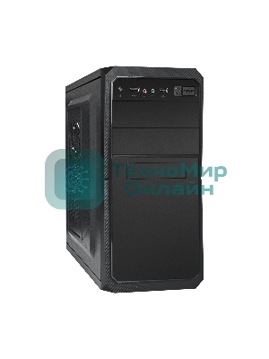 Компьютерный корпус Minitower ExeGate BA-202-UNS450 (mATX, БП UNS450 с вент. 12см, 2хUSB, аудио, черный)