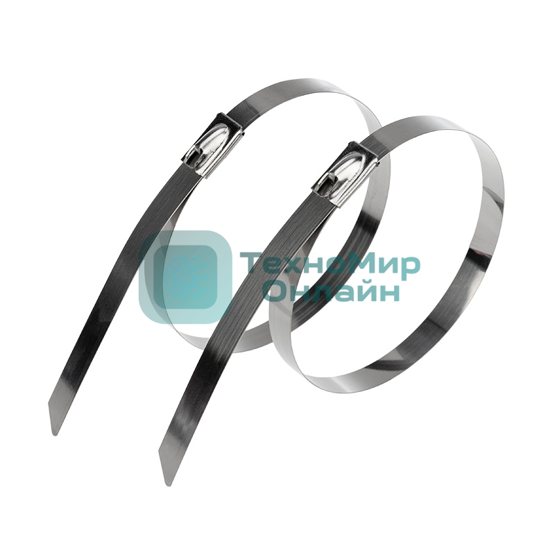 Хомут-стяжка стальная Rexant 200x4,6 мм, упаковка 50 шт.