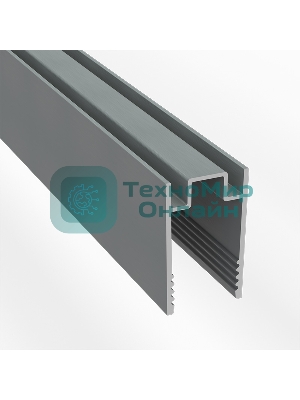 Профиль алюминиевый анодированный Neon-night для гибкого неона 8х16мм, 2м