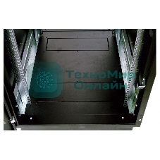 Шкаф телекоммуникационный напольный 42U (600x600) дверь стекло, черный (ШТК-М-42.6.6-1ААА-9005) (3 коробки)