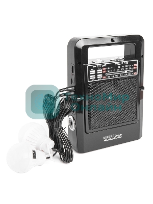 Радиоприемник портативный Сигнал Vikend Traveler черный USB SD/MMC