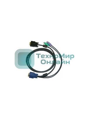 Переключатель D-Link DKVM-IPCB/10 Упаковка 10 кабелей KVM для устройств DKVM-IP1/IP8, длина 1.8м 
