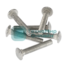 Болт мебельный Kranz DIN 603, 10х50, короб (25 шт./уп.)